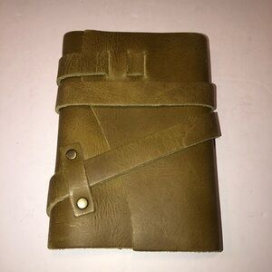 New Portland Leather Goods Company Triple Wrap Belted Travel Journal Notebook